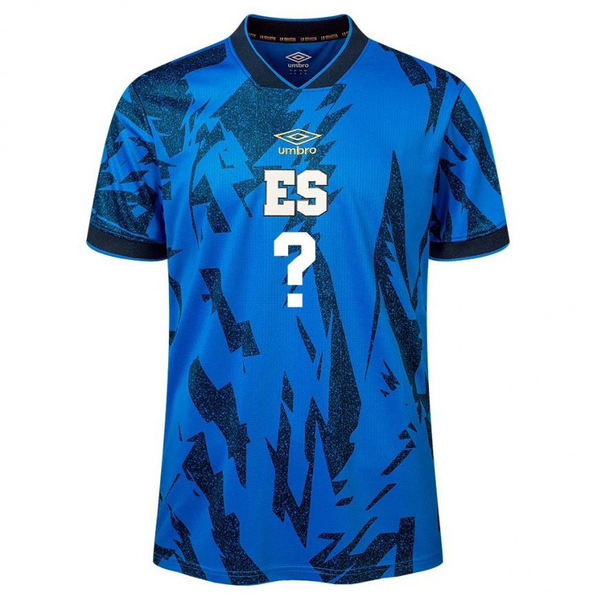 Hombre Fútbol Camiseta El Salvador Su Nombre #0 Azul 1ª Equipación 24-26 México