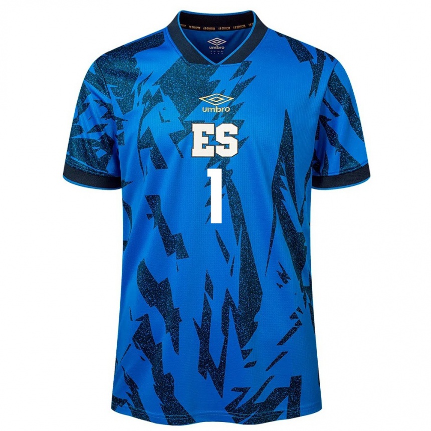 Hombre Fútbol Camiseta El Salvador Hamilton Lemus #1 Azul 1ª Equipación 24-26 México