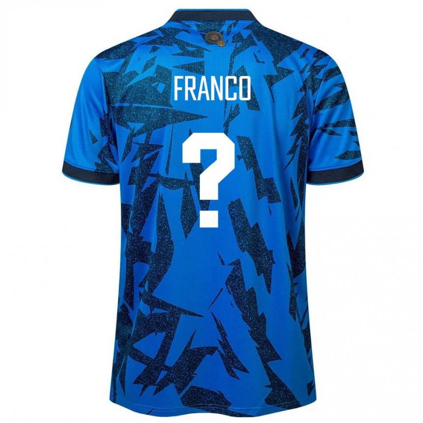 Hombre Fútbol Camiseta El Salvador Daniel Franco #0 Azul 1ª Equipación 24-26 México