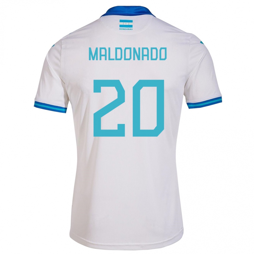 Hombre Fútbol Camiseta Honduras Alessandro Maldonado #20 Blanco 1ª Equipación 24-26 México