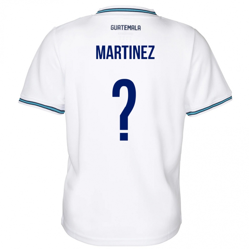 Hombre Fútbol Camiseta Guatemala José Carlos Martinez #0 Blanco 1ª Equipación 24-26 México