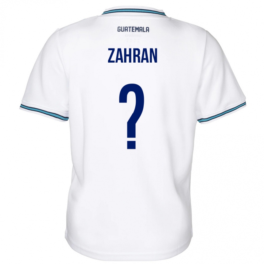 Hombre Fútbol Camiseta Guatemala William Zahran #0 Blanco 1ª Equipación 24-26 México