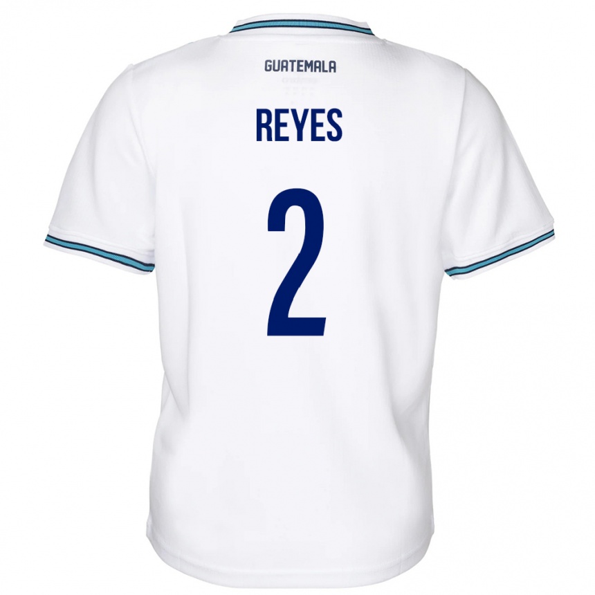 Hombre Fútbol Camiseta Guatemala Samantha Reyes #2 Blanco 1ª Equipación 24-26 México