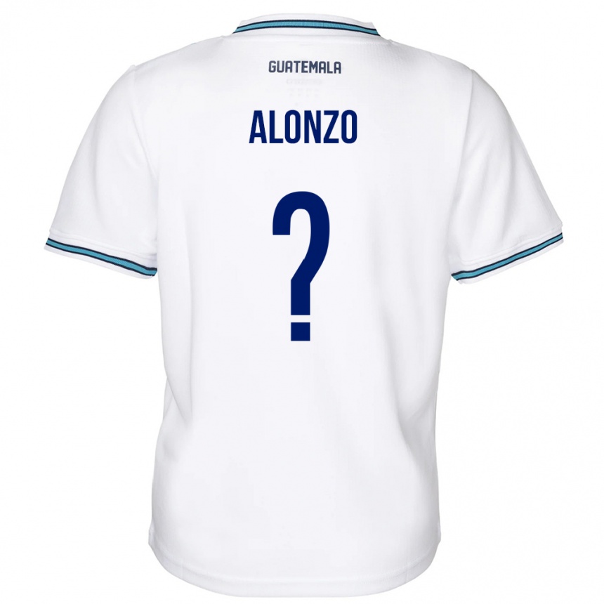 Hombre Fútbol Camiseta Guatemala Anya Alonzo #0 Blanco 1ª Equipación 24-26 México