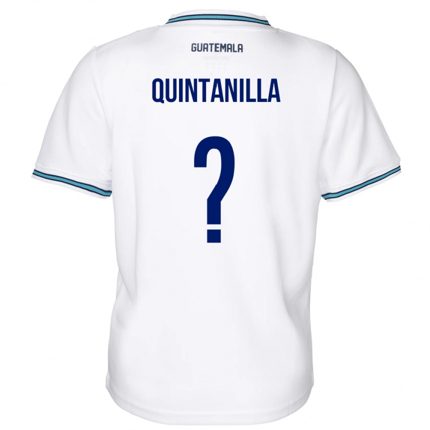 Hombre Fútbol Camiseta Guatemala Anayelli Quintanilla #0 Blanco 1ª Equipación 24-26 México