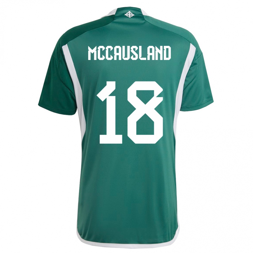 Hombre Fútbol Camiseta Irlanda Del Norte Ross Mccausland #18 Verde 1ª Equipación 24-26 México