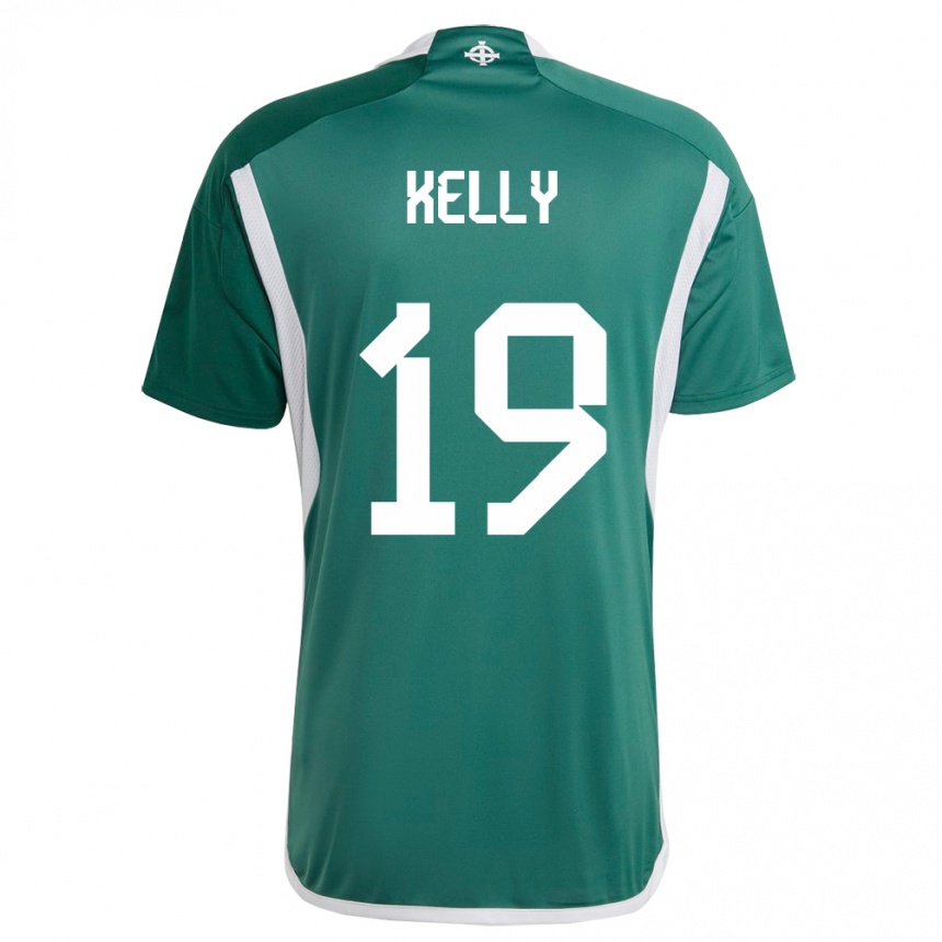 Hombre Fútbol Camiseta Irlanda Del Norte Oscar Kelly #19 Verde 1ª Equipación 24-26 México