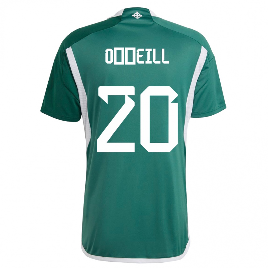 Hombre Fútbol Camiseta Irlanda Del Norte Ceadach O’neill #20 Verde 1ª Equipación 24-26 México