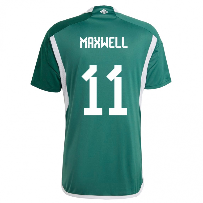 Hombre Fútbol Camiseta Irlanda Del Norte Danielle Maxwell #11 Verde 1ª Equipación 24-26 México