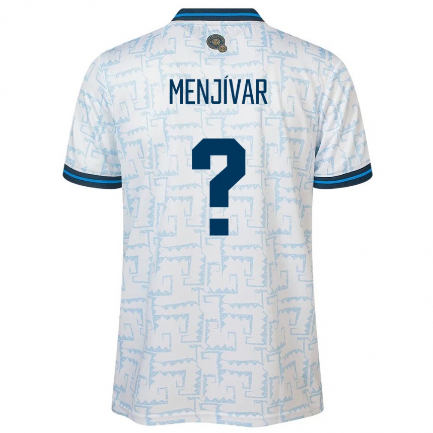 Hombre Fútbol Camiseta El Salvador Leonardo Menjívar #0 Blanco 2ª Equipación 24-26 México