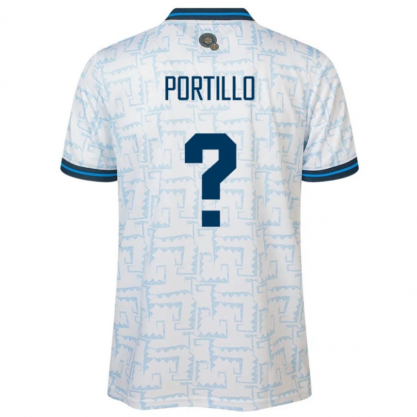 Hombre Fútbol Camiseta El Salvador Cristian Portillo #0 Blanco 2ª Equipación 24-26 México