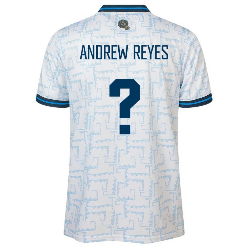 Hombre Fútbol Camiseta El Salvador Andrew Reyes #0 Blanco 2ª Equipación 24-26 México
