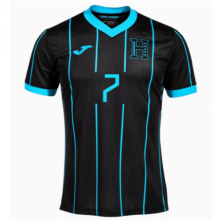 Hombre Fútbol Camiseta Honduras Nixon Cruz #7 Negro 2ª Equipación 24-26 México