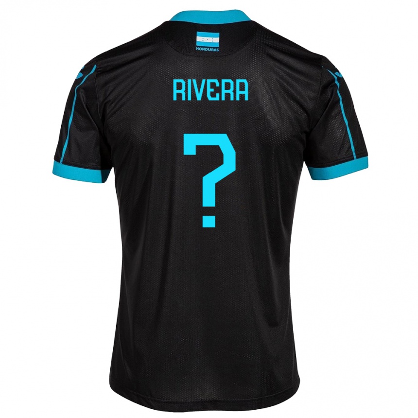 Hombre Fútbol Camiseta Honduras Carmen Rivera #0 Negro 2ª Equipación 24-26 México