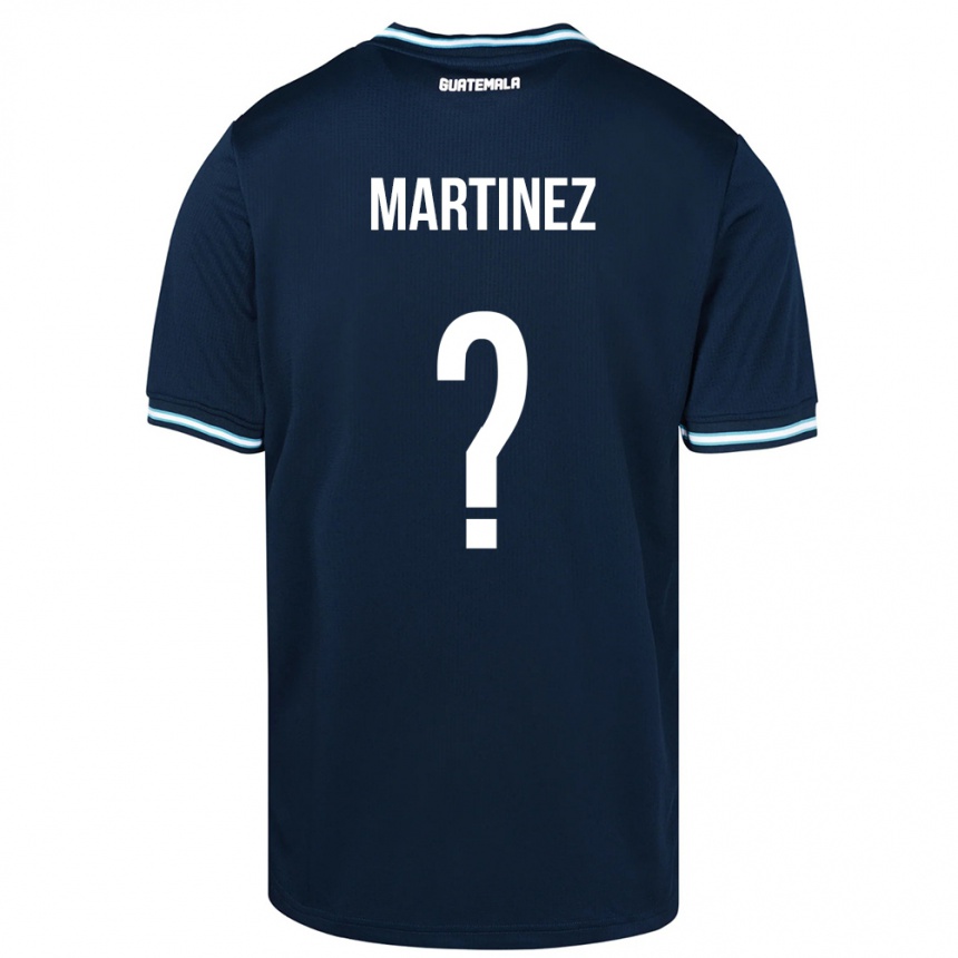 Hombre Fútbol Camiseta Guatemala José Carlos Martinez #0 Azul 2ª Equipación 24-26 México
