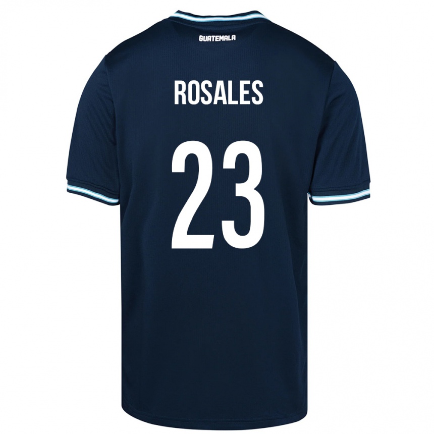 Hombre Fútbol Camiseta Guatemala Yareni Rosales #23 Azul 2ª Equipación 24-26 México