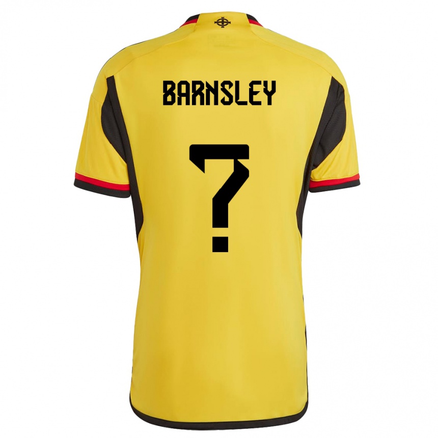 Hombre Fútbol Camiseta Irlanda Del Norte Fraser Barnsley #0 Blanco 2ª Equipación 24-26 México