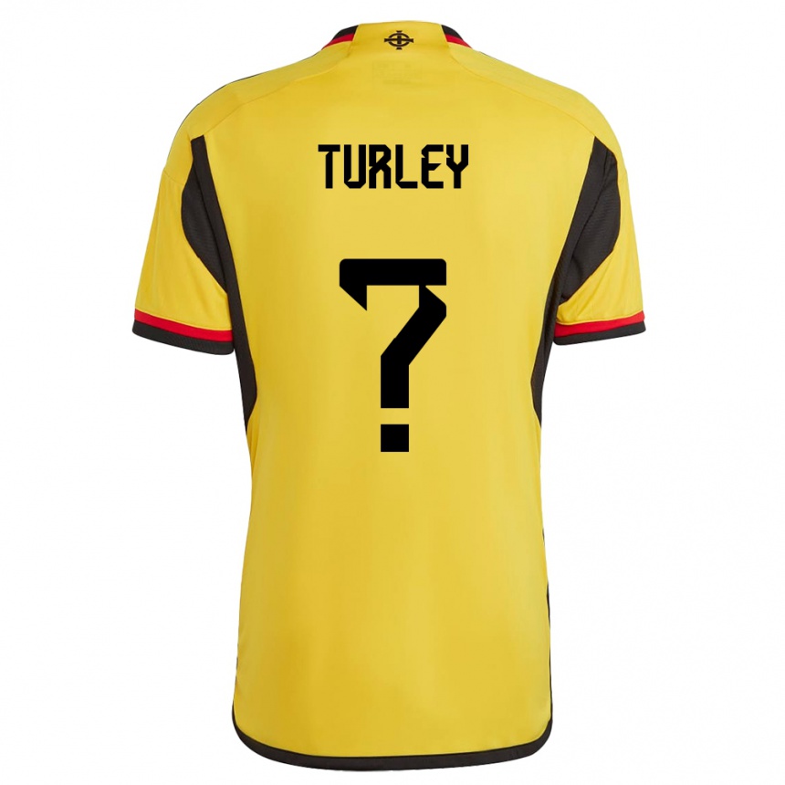 Hombre Fútbol Camiseta Irlanda Del Norte Francis Turley #0 Blanco 2ª Equipación 24-26 México