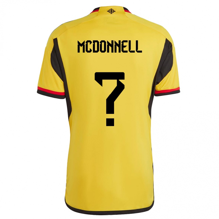 Hombre Fútbol Camiseta Irlanda Del Norte Noah Mcdonnell #0 Blanco 2ª Equipación 24-26 México