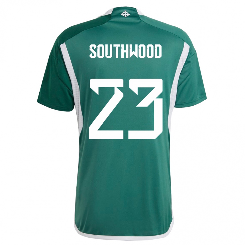 Mujer Fútbol Camiseta Irlanda Del Norte Luke Southwood #23 Verde 1ª Equipación 24-26 México