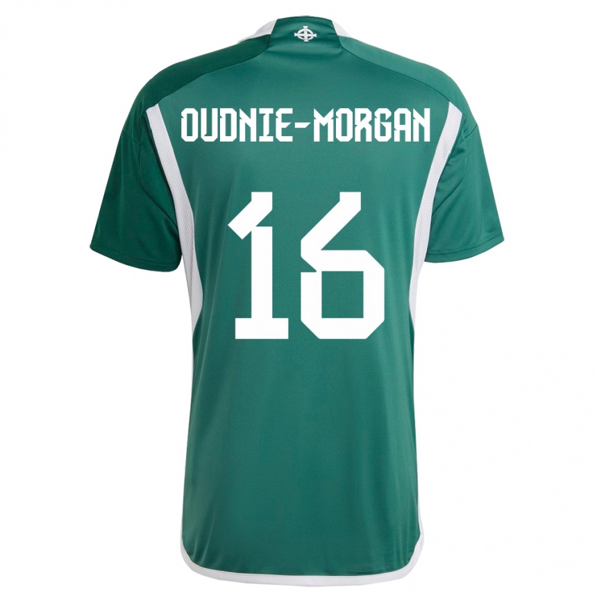 Mujer Fútbol Camiseta Irlanda Del Norte Rio Oudnie-Morgan #16 Verde 1ª Equipación 24-26 México