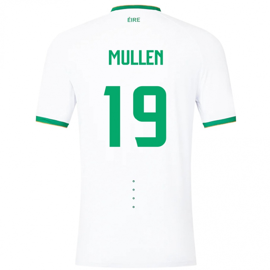 Mujer Fútbol Camiseta Irlanda Senan Mullen #19 Blanco 2ª Equipación 24-26 México