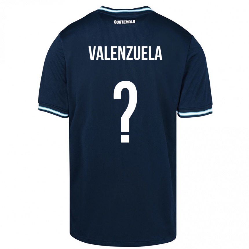 Mujer Fútbol Camiseta Guatemala Briana Valenzuela #0 Azul 2ª Equipación 24-26 México
