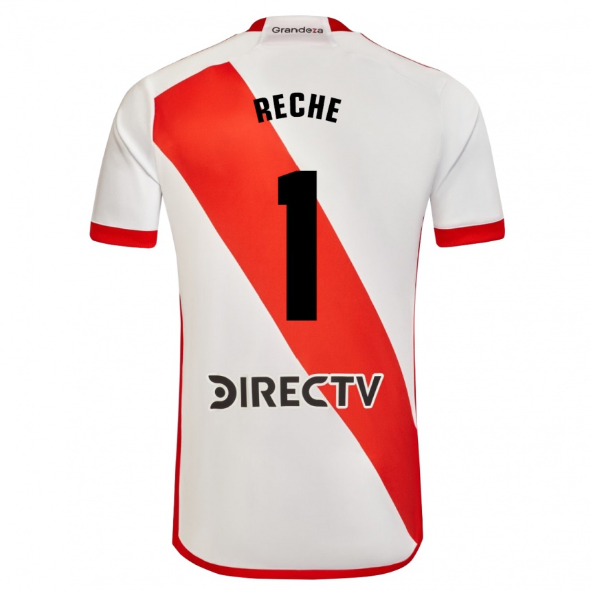 Niño Fútbol Camiseta Abril Reche #1 Blanco Rojo 1ª Equipación 2023/24 México