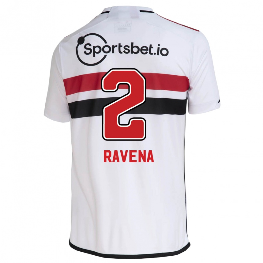 Niño Fútbol Camiseta Ravena #2 Blanco 1ª Equipación 2023/24 México