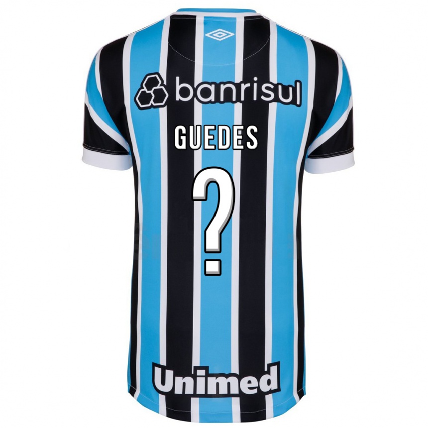 Niño Fútbol Camiseta Guilherme Guedes #0 Azul 1ª Equipación 2023/24 México