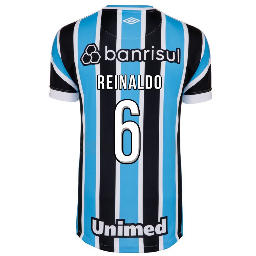 Niño Fútbol Camiseta Reinaldo #6 Azul 1ª Equipación 2023/24 México