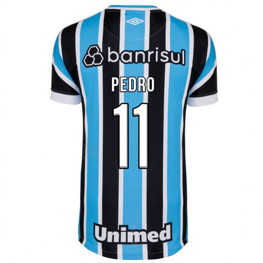 Niño Fútbol Camiseta João Pedro #11 Azul 1ª Equipación 2023/24 México