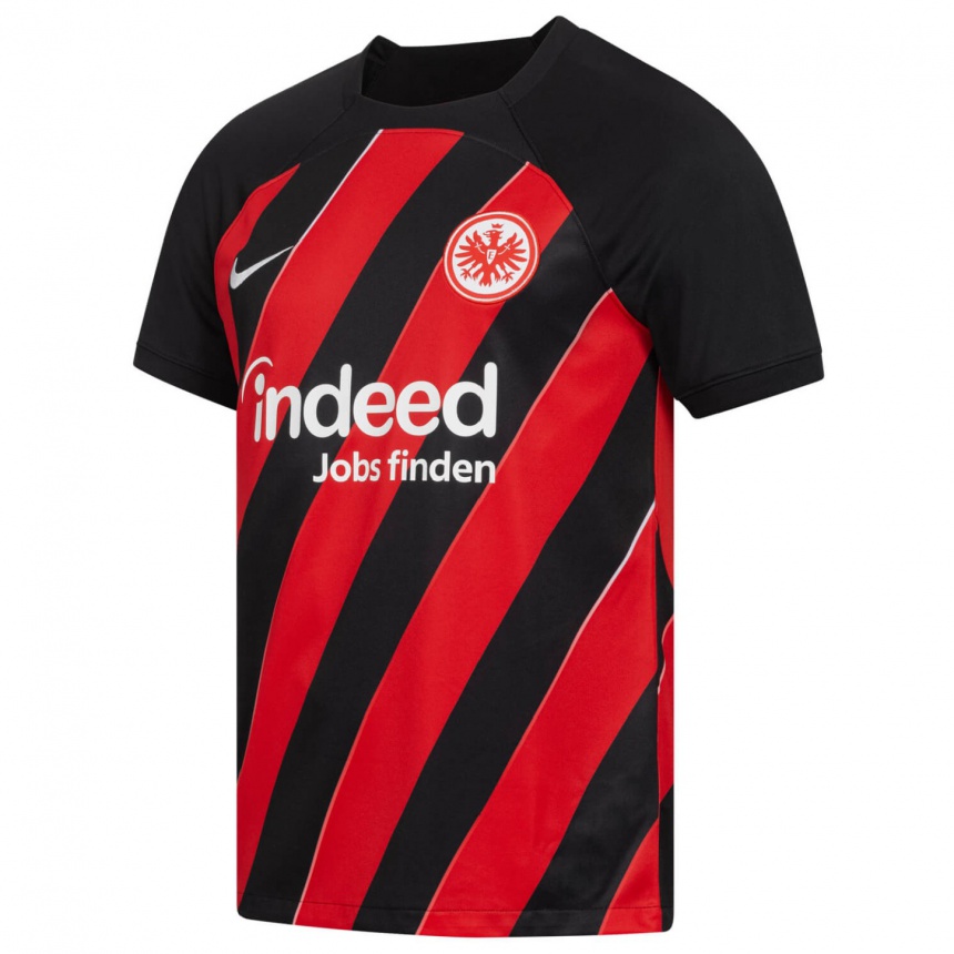 Niño Fútbol Camiseta Finn Ludwig #0 Negro Rojo 1ª Equipación 2023/24 México