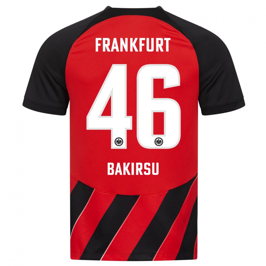 Niño Fútbol Camiseta Hüseyin Bakirsu #46 Negro Rojo 1ª Equipación 2023/24 México