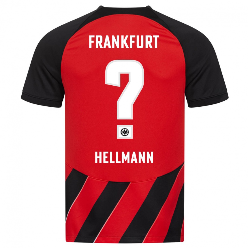 Niño Fútbol Camiseta Melvin Hellmann #0 Negro Rojo 1ª Equipación 2023/24 México