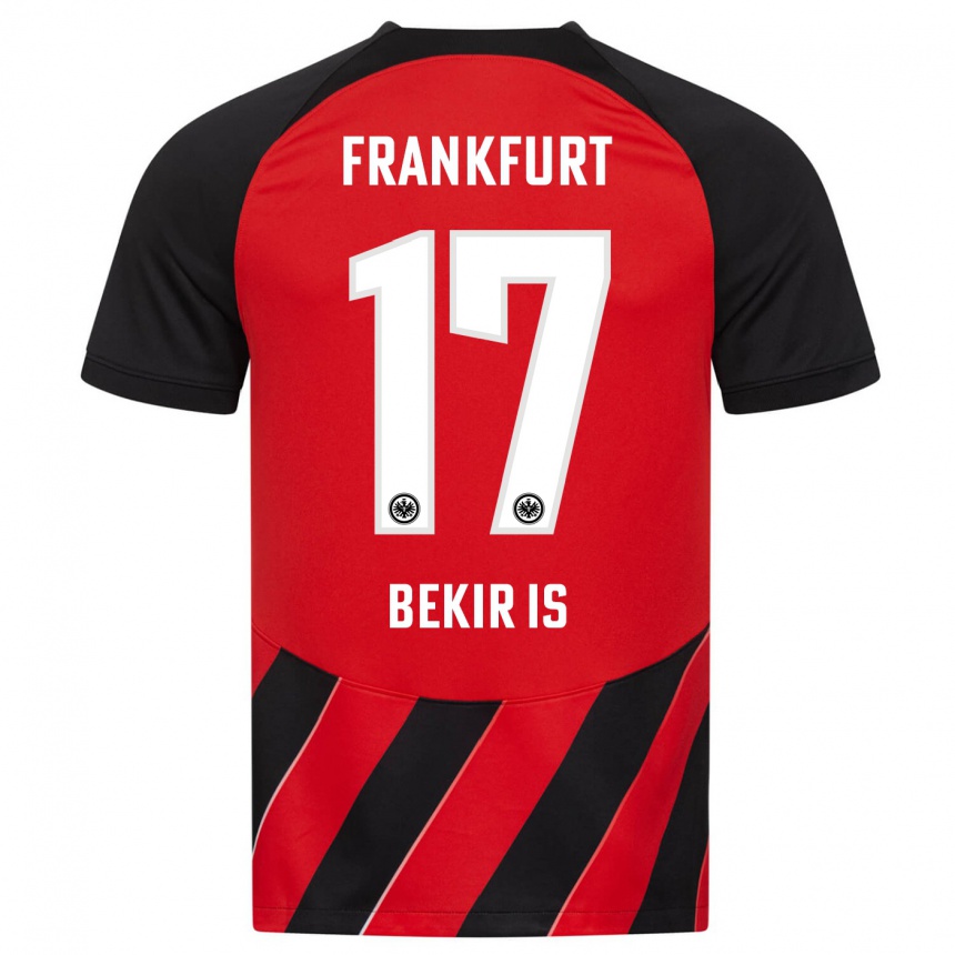 Niño Fútbol Camiseta Eba Bekir Is #17 Negro Rojo 1ª Equipación 2023/24 México