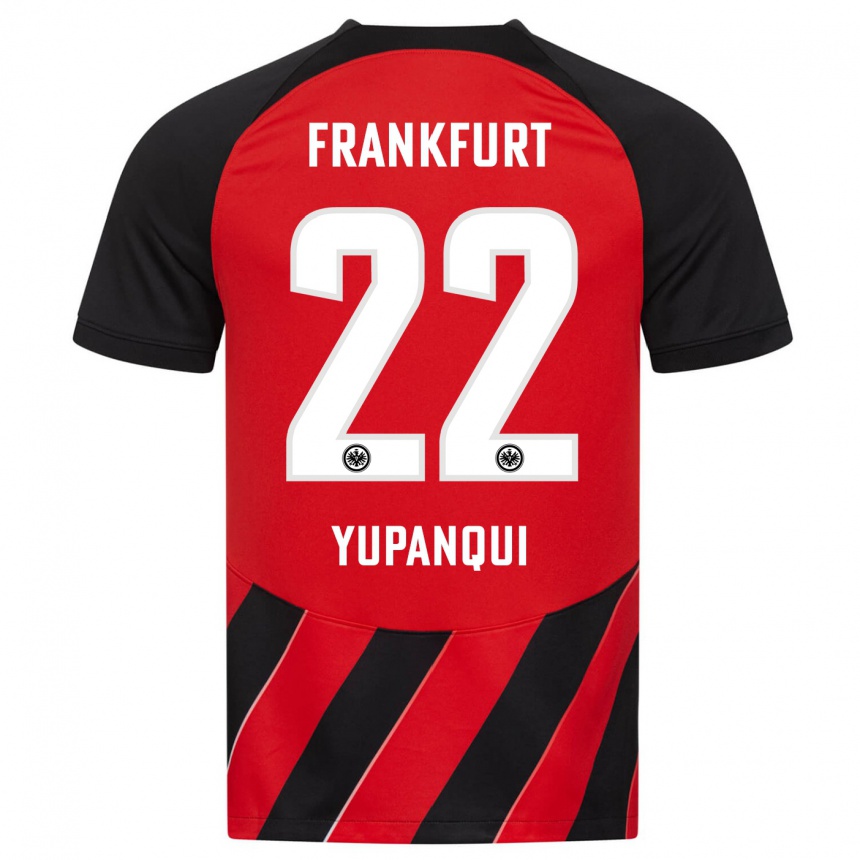 Niño Fútbol Camiseta Philipp Eisele Yupanqui #22 Negro Rojo 1ª Equipación 2023/24 México