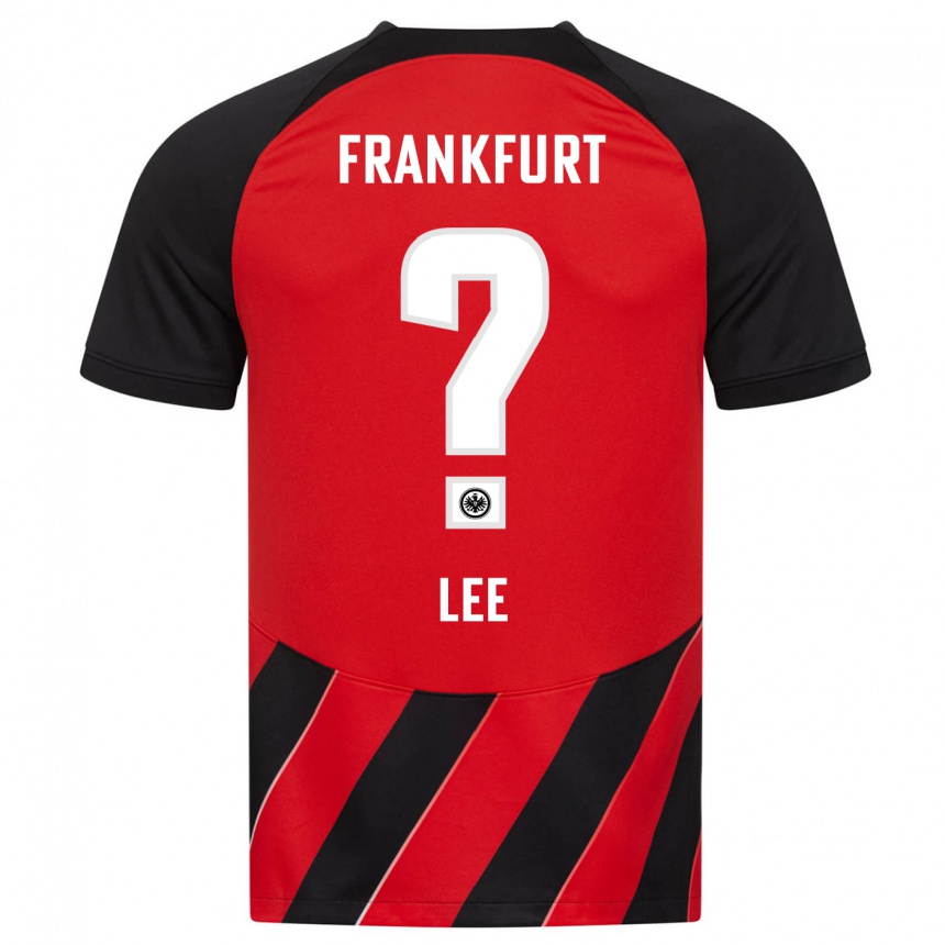 Niño Fútbol Camiseta Seong-Hyun Lee #0 Negro Rojo 1ª Equipación 2023/24 México