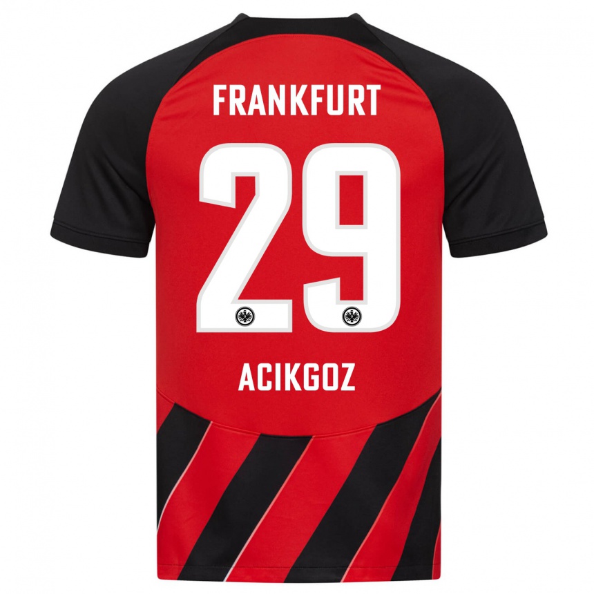 Niño Fútbol Camiseta Dilara Acikgoz #29 Negro Rojo 1ª Equipación 2023/24 México