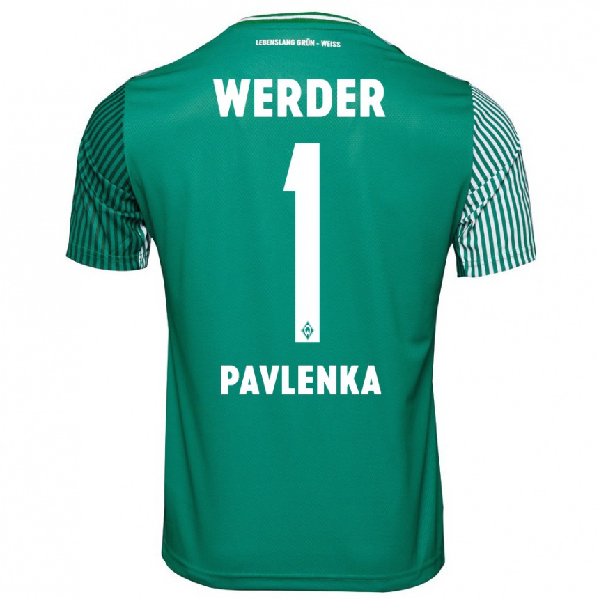 Niño Fútbol Camiseta Jiri Pavlenka #1 Verde 1ª Equipación 2023/24 México