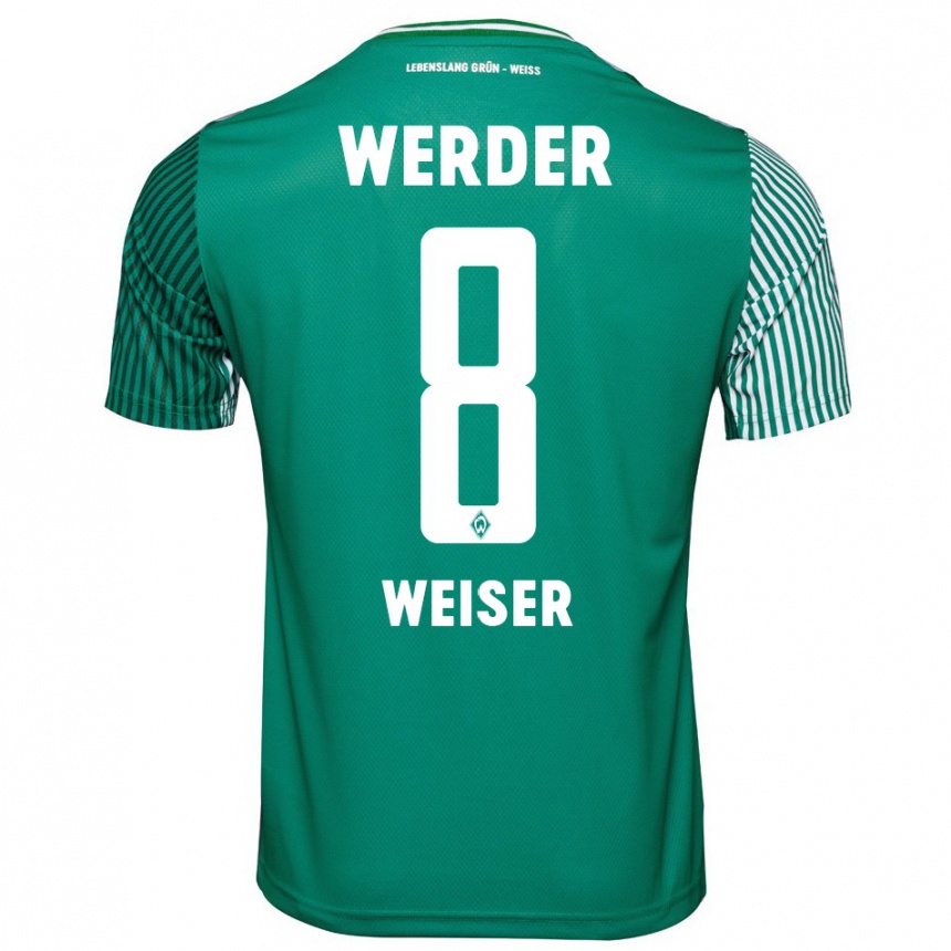 Niño Fútbol Camiseta Mitchell Weiser #8 Verde 1ª Equipación 2023/24 México