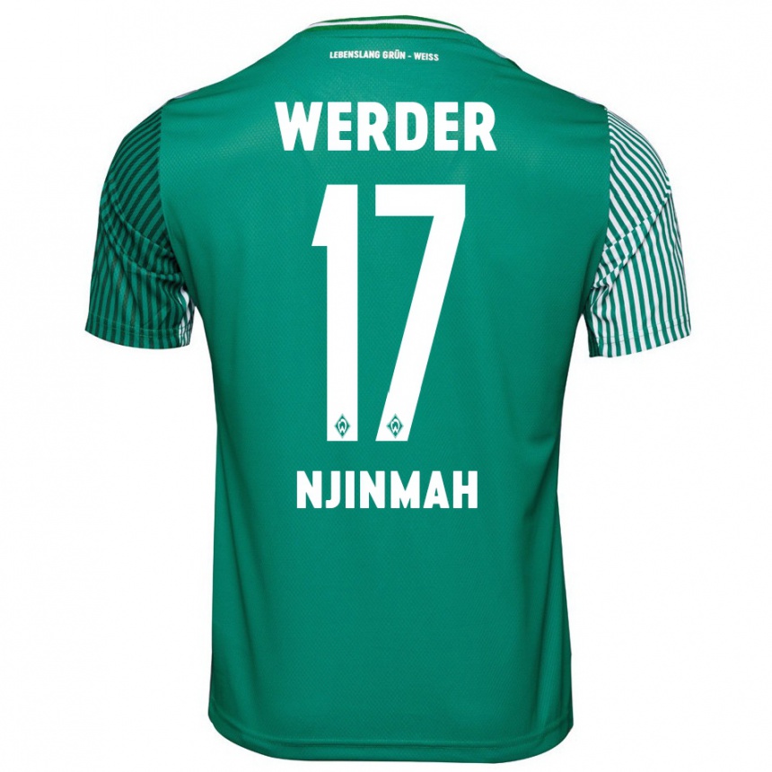 Niño Fútbol Camiseta Justin Njinmah #17 Verde 1ª Equipación 2023/24 México