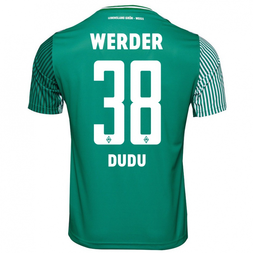 Niño Fútbol Camiseta Dudu #38 Verde 1ª Equipación 2023/24 México