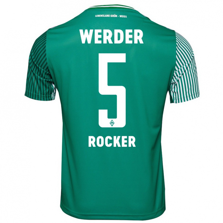 Niño Fútbol Camiseta Cimo Röcker #5 Verde 1ª Equipación 2023/24 México