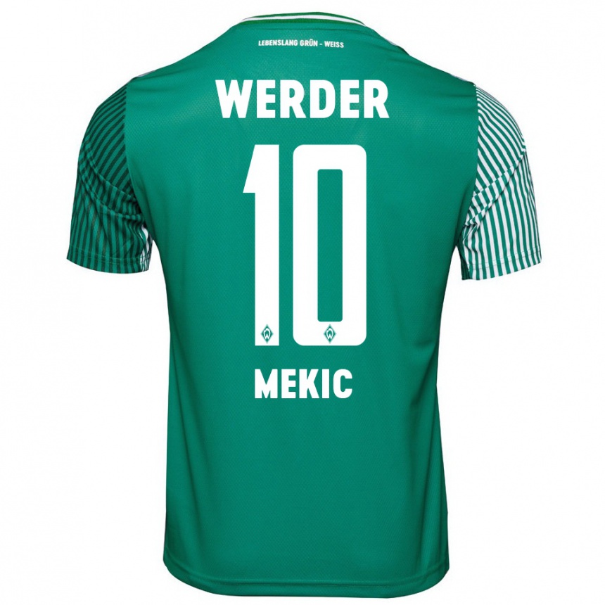 Niño Fútbol Camiseta Elmin Mekic #10 Verde 1ª Equipación 2023/24 México