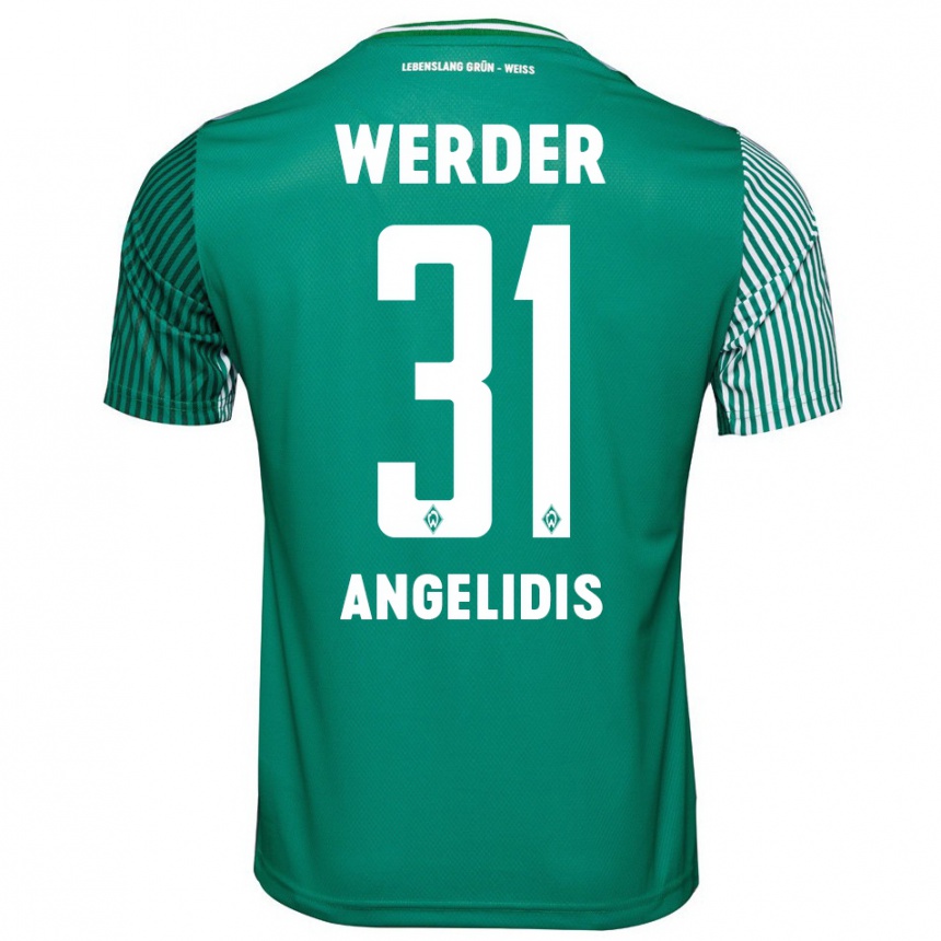 Niño Fútbol Camiseta Spyros Angelidis #31 Verde 1ª Equipación 2023/24 México