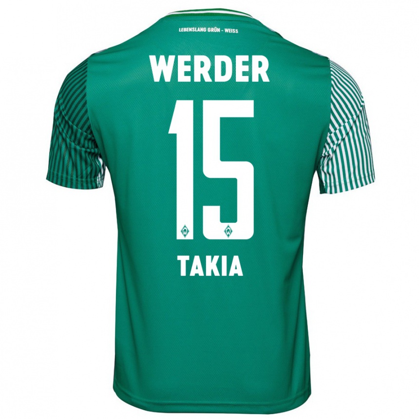 Niño Fútbol Camiseta Toirik Onlam Takia #15 Verde 1ª Equipación 2023/24 México