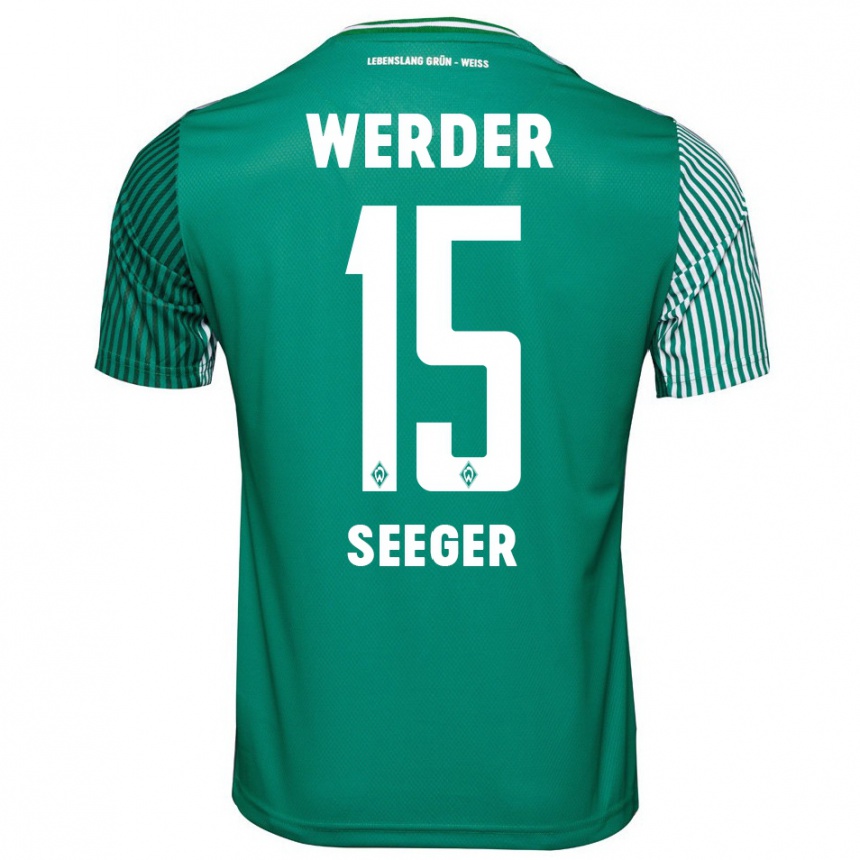 Niño Fútbol Camiseta Ben Ekobena-Seeger #15 Verde 1ª Equipación 2023/24 México