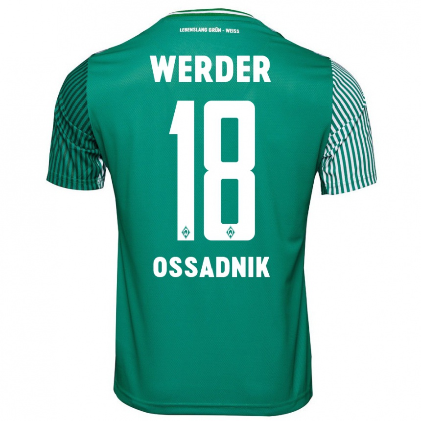 Niño Fútbol Camiseta Jannes Ossadnik #18 Verde 1ª Equipación 2023/24 México