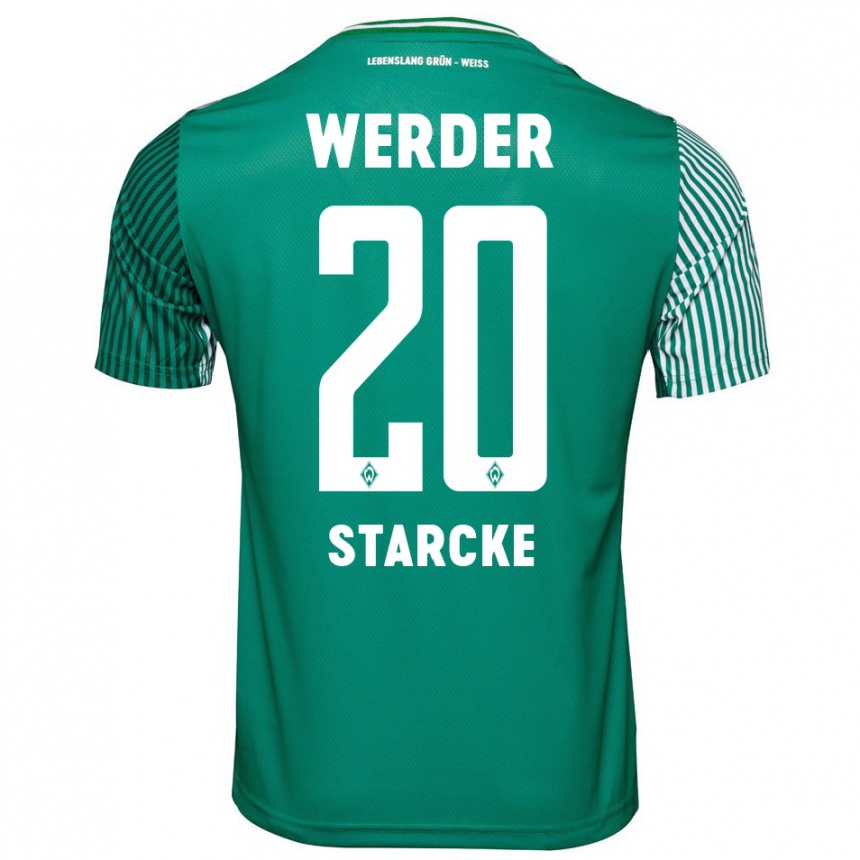 Niño Fútbol Camiseta Bennet Starcke #20 Verde 1ª Equipación 2023/24 México